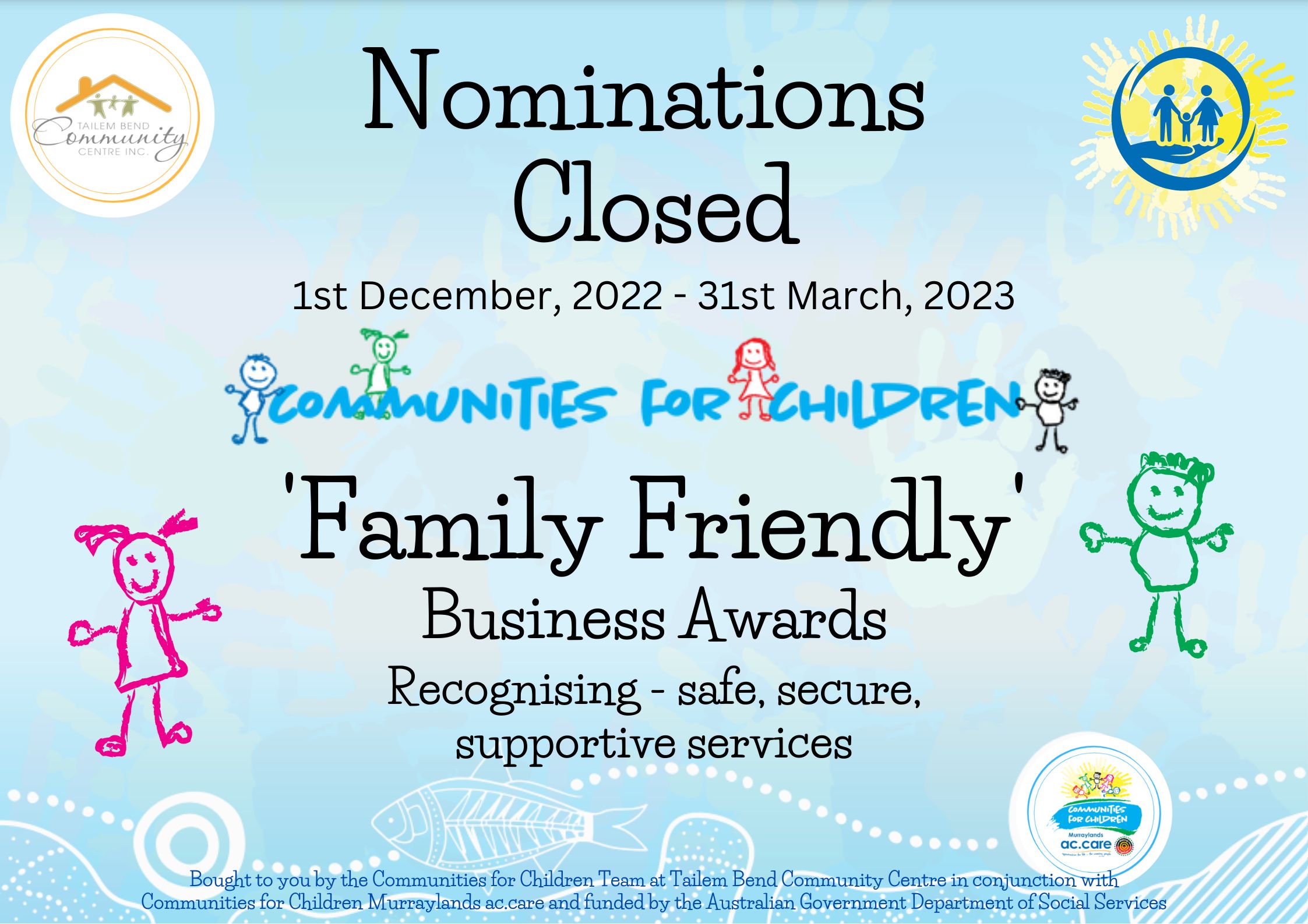 Nominations Closed 'Family Friendly'
